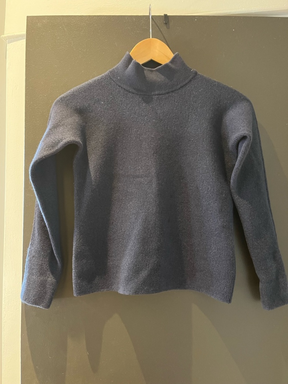 HUGO Navy Turtleneck Sweater - Picture 4 of 4